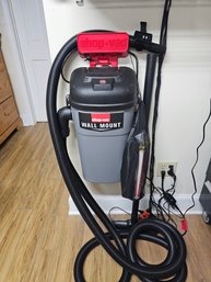 Wall Mount Shop Vac (B - Red And Grey)