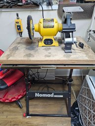 Dewalt 8 Inch Bench Grinder Model DW758 On Nomad Base