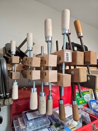 Lot Of Wood Clamps - Various Sizes And Manufacturers