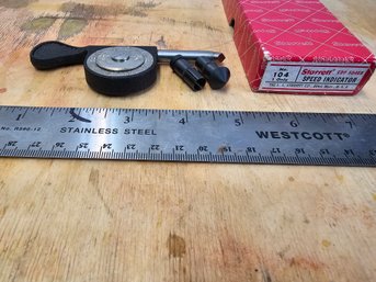Starret Speed Indicator And Wheel