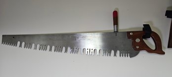 Antique Log Cutting Saw