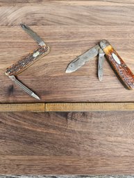 Pair Of Vintage Pocket Knives