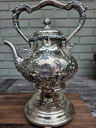 Beautiful Sterling Coffee Pot / Samovar