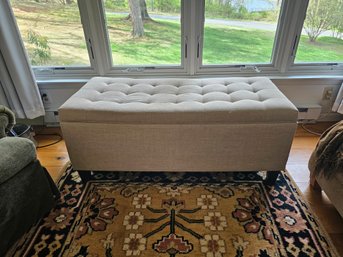 Tufted Storage Bench