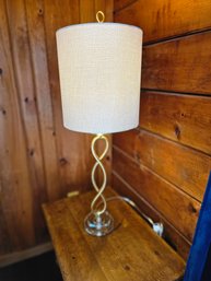 Gold And Clear Table Lamp (B)