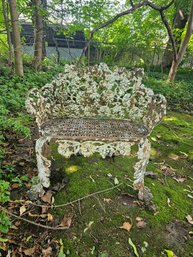 Heavy Grape Cast Iron Bench Seat