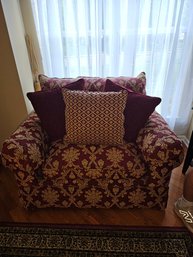 Oversized Basset Upholstered Arm Chair