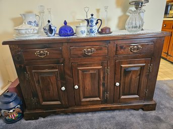 Mahogany Or Similar Dark Wood Sideboard