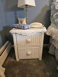 Wicker Nightstand