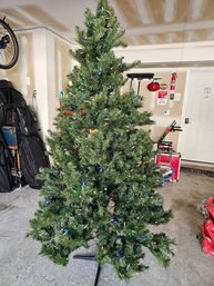 Fully Lit Christmas Tree