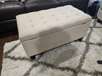 Tufted Storage Bench