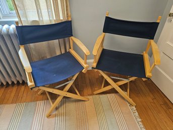 Pair Of Directors Style Chairs
