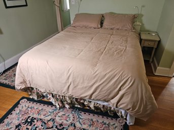 Bed, Headboard And Nightstand