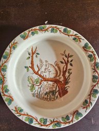 Single Squirrel Bowl By Johnson Brothers For Tiffany & Co.