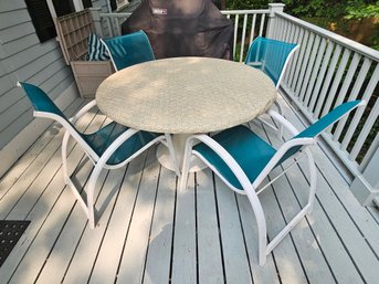 Vintage Patio Table And Chairs