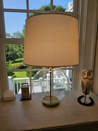 Clear Glass Sphere Body Lamp (B)