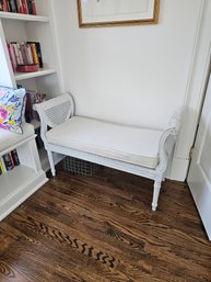 Vintage Settee With Caning