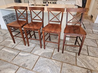 Group Of Four Bar Stools