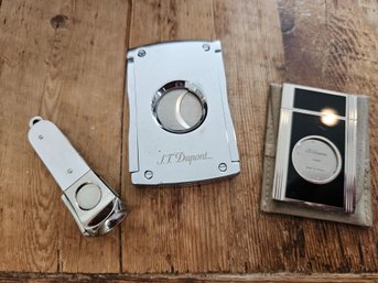 Group Of Three Cigar Cutters Shipping Available For This Item USPS Flat Rate