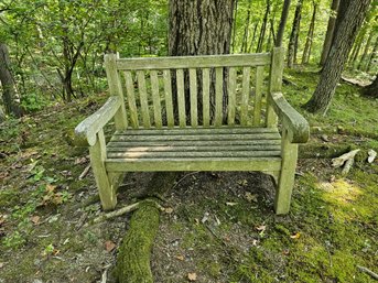 Teak Outdoor Garden Bench (very Solid)