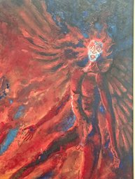 Fantastical Figure On Canvas