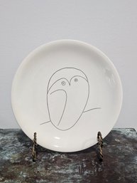 Picasso Owl Plate