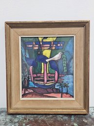 Judaic Art Signed L Friedman