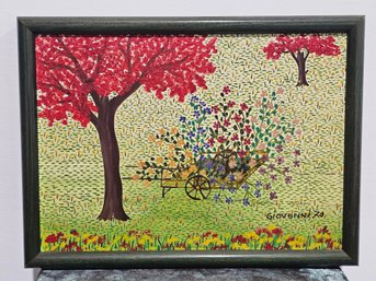 Giovanni Flowers In A Cart