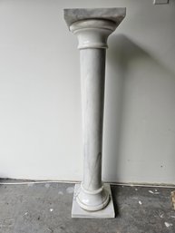Gorgeous White Marble Plant Stand