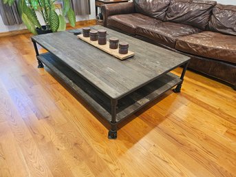 Restoration Hardware Industrial Coffee Table
