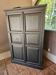 Wood Storage Cabinet