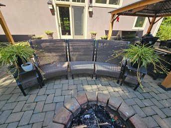 Arched Back Outdoor Patio Seating