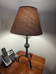 Pair Of Wrought Iron Table Lamps