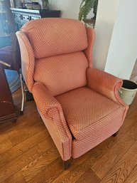 Red Wingback Reclining Chair