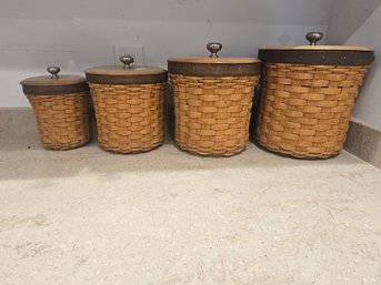 Group Of Four Longaberger Baskets