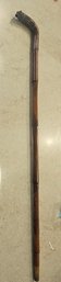 Walking Stick With Likely Silver Hog's Head Handle