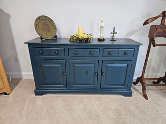 Country Style Blue Storage Cabinet/Dresser