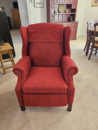 Red Wingback Reclining Chair (A)