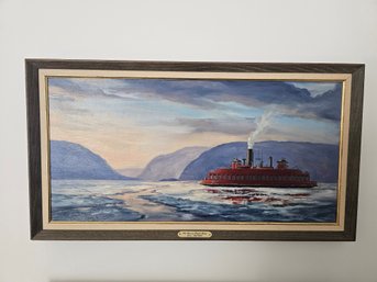 The Beacon Heads Home Oil Painting By Paul Gould