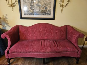 Elegant Camelback Sofa