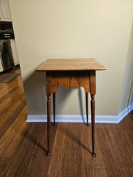 River Bend Curly Maple Side Table