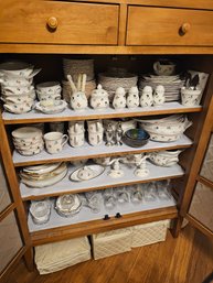 All Of The Villeroy And Bach And Glassware Seen Here