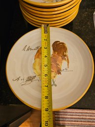 Set Of Williams And Sonoma Rooster Plates And Bowls (8 Each  1 Platter)