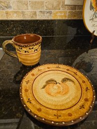 Terazza/Park Design (8 Plates And 5 Mugs)