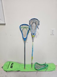 Kids Lacrosse Sticks And Bag