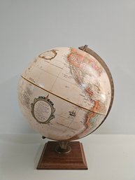 Globe On Wood Base