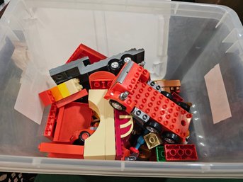 Half A Bin Of Large Size Legos
