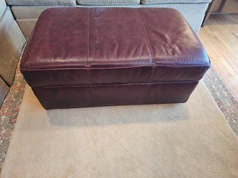 Leather Or Similar Material Storage Bench/ Coffee Table