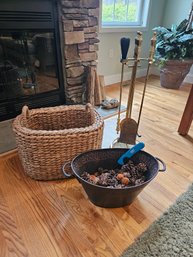 Group Of Fireplace Accessories