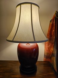 Single Deep Red Lamp